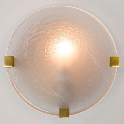 Lunette 3-Prong Round Wall Sconce
