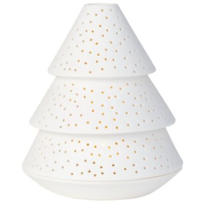 Porcelain Fir Tree Candle Holder