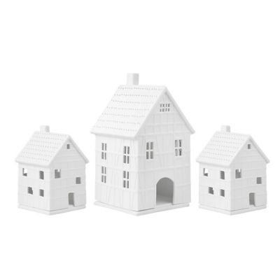 Porcelain Village House Set