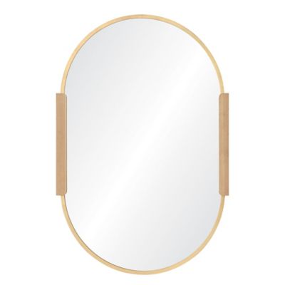 Home Decorators Collection Extra Large Round Gold Classic Accent Mirror (35 in. Diameter)