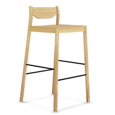 Tangerine Bar Stool with Back