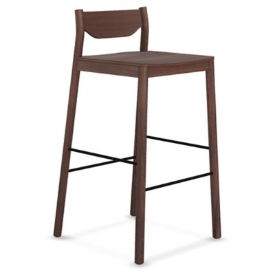 Tangerine Bar Stool with Back
