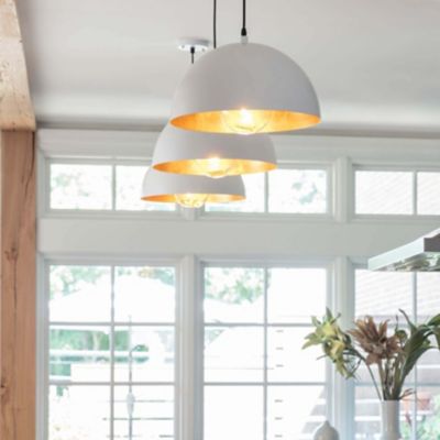 Shown in White finish, Large size