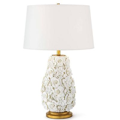 Southern Living Alice Porcelain Flower Table Lamp