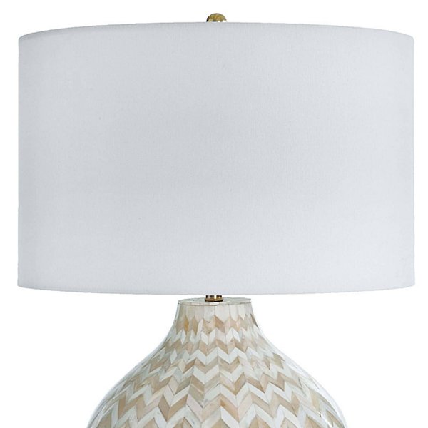 Chevron Table Lamp By Regina Andrew At, Navy Lampshade Dunnes