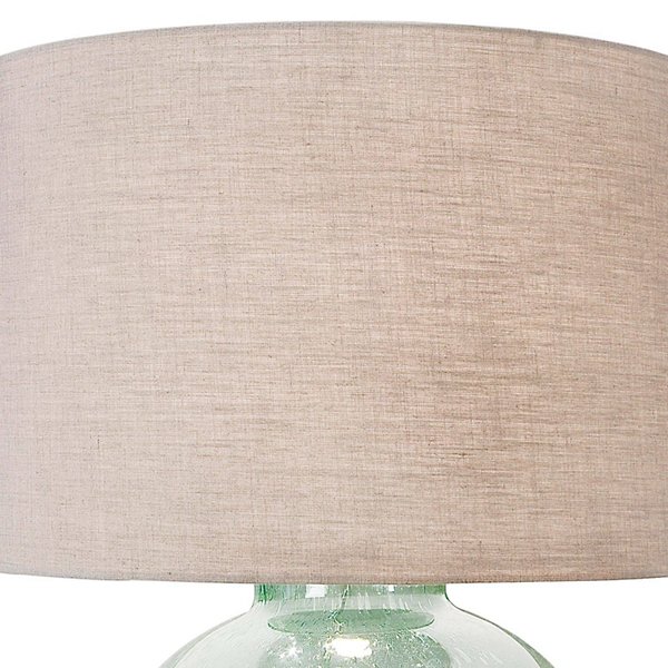 Seeded Recycled Glass Table Lamp