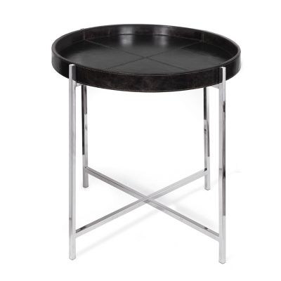 Derby Leather Tray Table