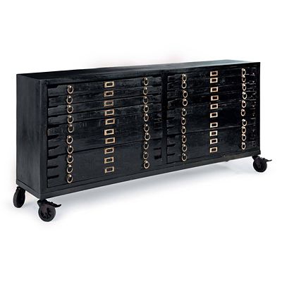 Printmakers Console 12 Drawers