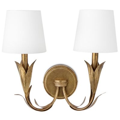 River Reed Double Wall Sconce