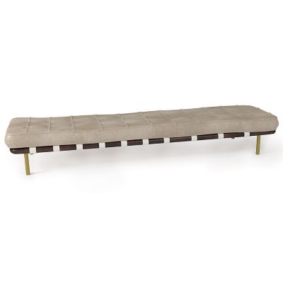 Tufted Gallery Bench