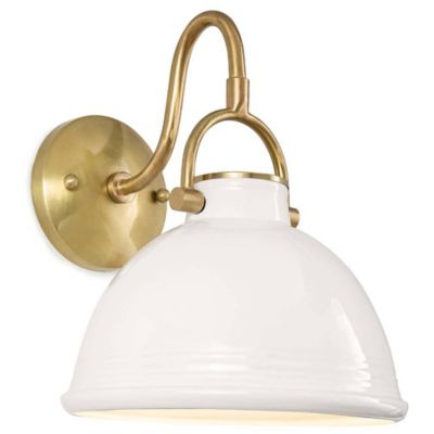 Eloise Ceramic Wall Sconce (White) - OPEN BOX