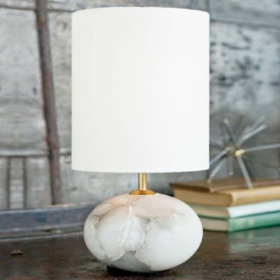 Alabaster Orb Table Lamp