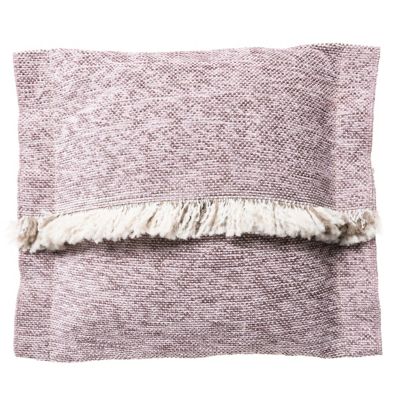Silky Cushion with Fringes