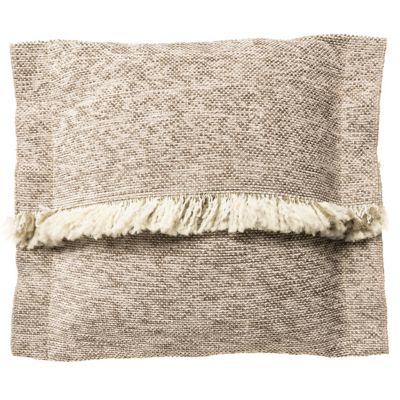Silky Cushion with Fringes
