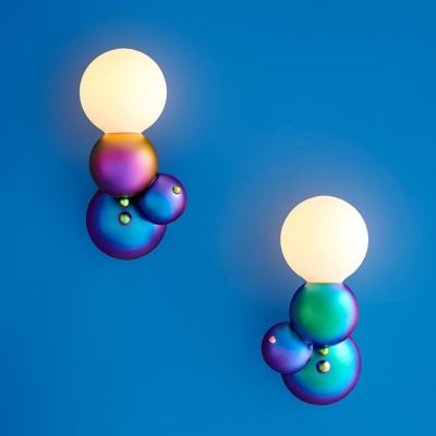 Rainbow Bubbly 01 Wall Sconce