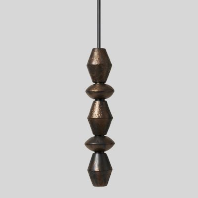 Pilar Mixed Column Cone Pendant