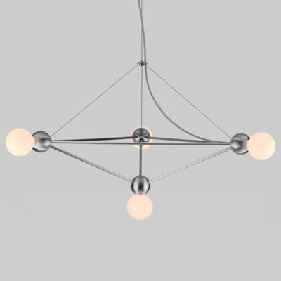 Lina 04-Light Large Pyramid Chandelier