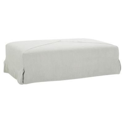 Miles Slipcover Ottoman