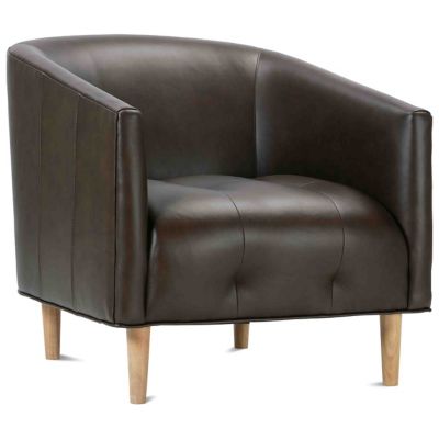 Pate Leather Accent Chair