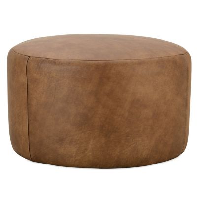 Cleo Leather Ottoman