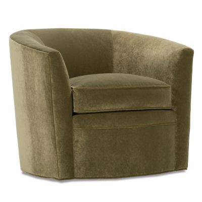 Baldwin Swivel Armchair (Olive) - OPEN BOX