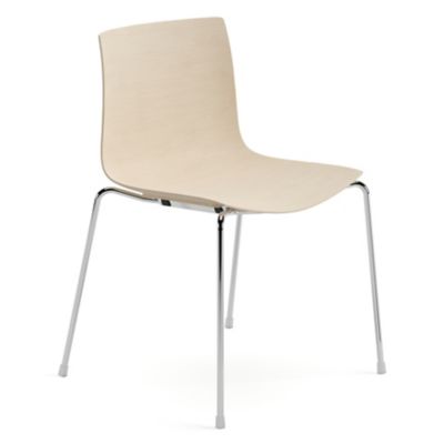 Catifa 46 Wood Shell Chair, 4-Leg Base