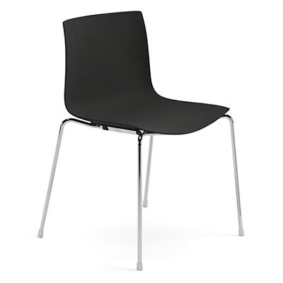 Catifa 46 Wood Shell Chair, 4-Leg Base