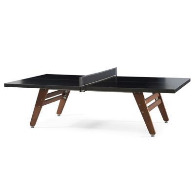 RS Barcelona RS Stationary Ping Pong Table in Black/Brown