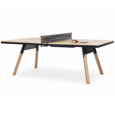 You and Me Oak Ping Pong Table
