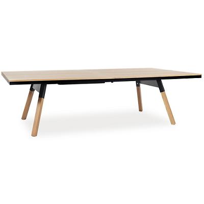 You and Me Oak Ping Pong Table