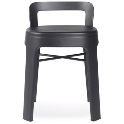 Ombra Low Stool with Backrest