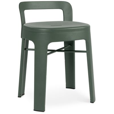 Ombra Low Stool with Backrest