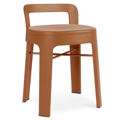 Ombra Stool, Low With Backrest