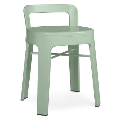 Ombra Low Stool with Backrest