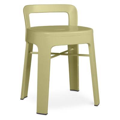 Ombra Low Stool with Backrest