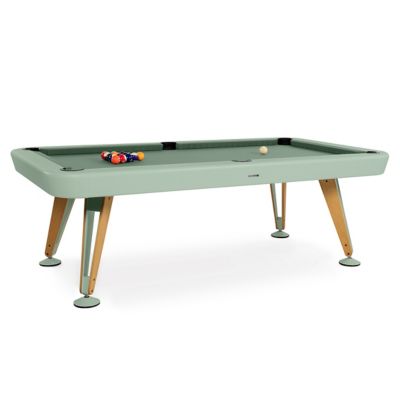 Diagonal Outdoor Pool Table with Protective Cover