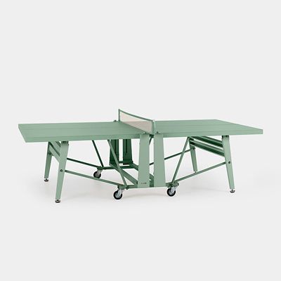 Monochrome Outdoor Ping Pong Table