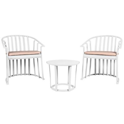 Raff 3 Piece Outdoor Conversation Set with Cushions