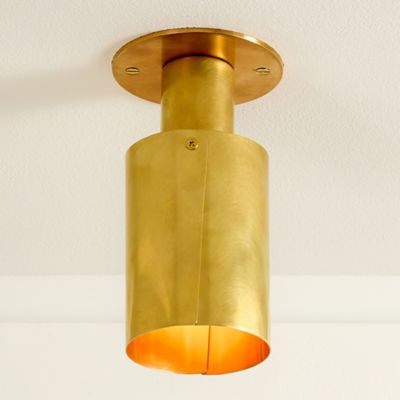 Peek Can Circle Flushmount