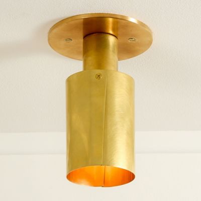 Peek Can Circle Flushmount