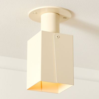 Peek Can Square Flushmount