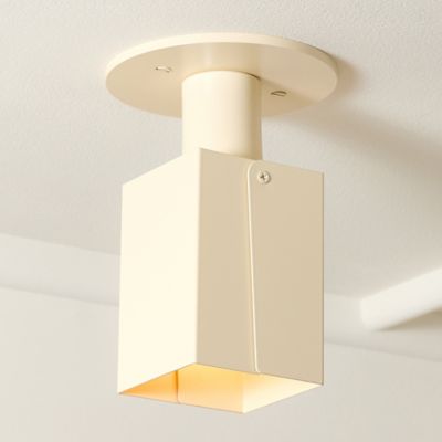 Peek Can Square Flushmount