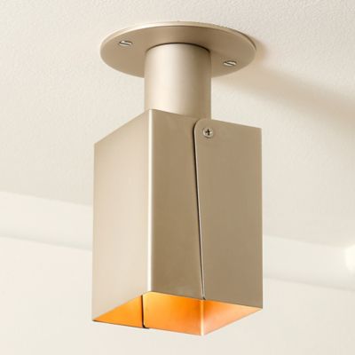 Peek Can Square Flushmount