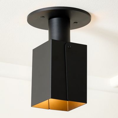 Peek Can Square Flushmount
