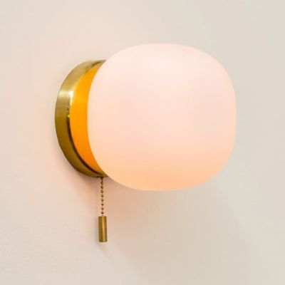 Pearl Pull Chain Wall Sconce