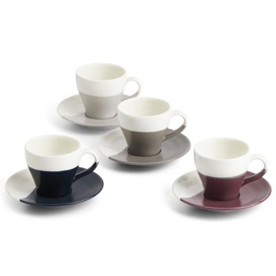 1815 Coffee Studio Espresso Cup and Saucer, Set of 4