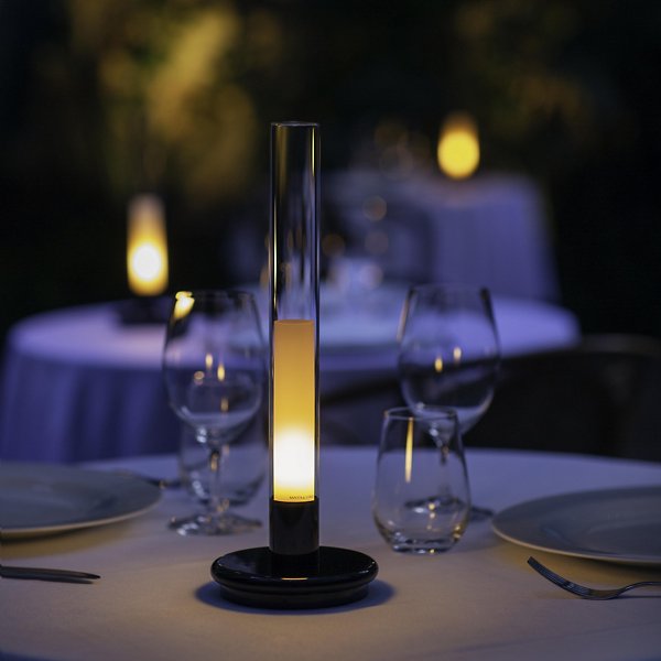 SANTA CANDLE LIGHT TABLE LAMP 