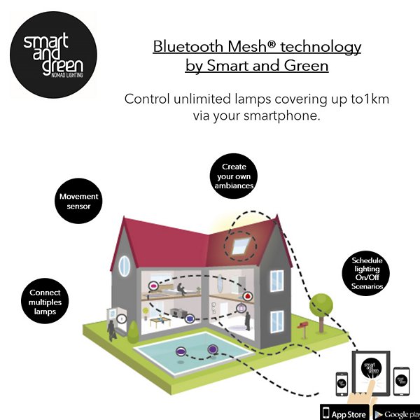 Olio Bluetooth LED Indoor/Outdoor Lamp
