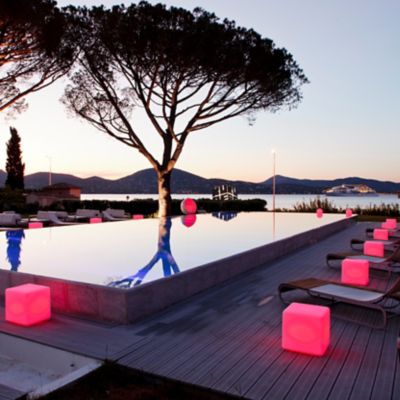 LED CUBE  Poolside or Indoor Bluetooth controlled Lighting