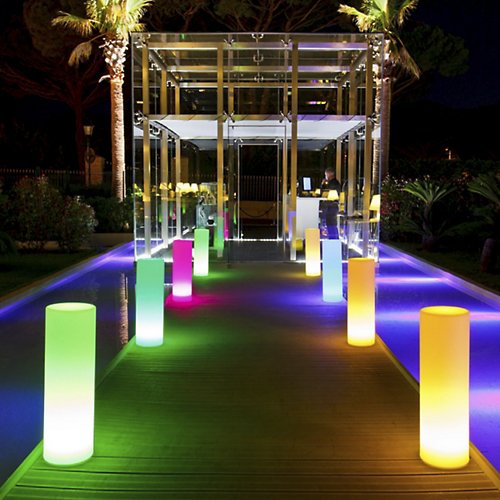 Tower S Bluetooth LED Indoor/Outdoor Lamp (White) - OPEN BOX